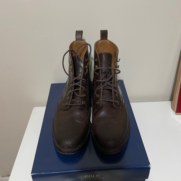 Polo Ralph Lauren boots size 10. - Picture 2 of 12